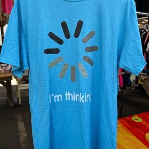 I'm Thinking Blue Graphic Tee